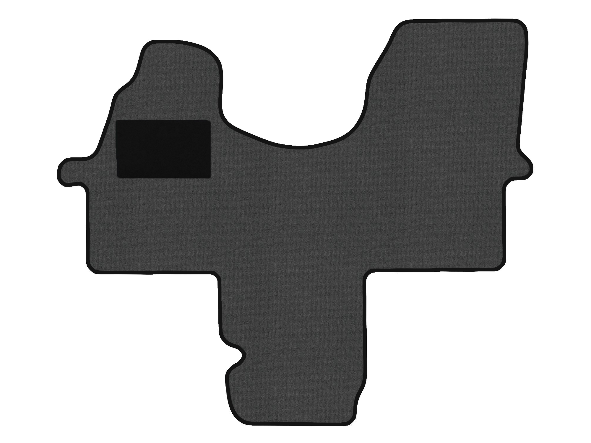 Remnant stock: car mats suitable for VW Crafter 2E, 2F, Deluxe grau, warp colour beige