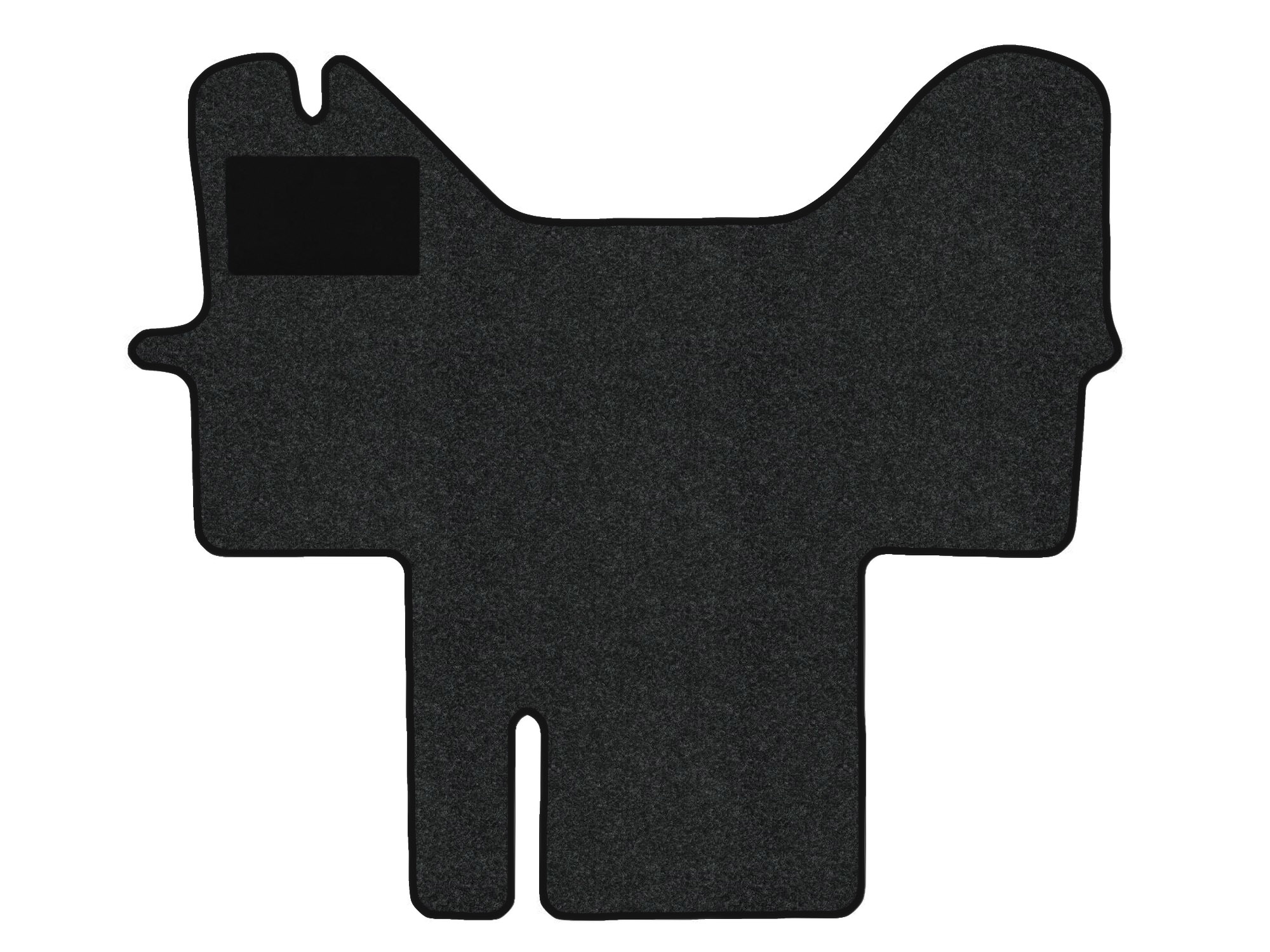 Remnant stock: car mats suitable for Iveco Daily IV & V & VI , Hit anthrazit, warp colour black