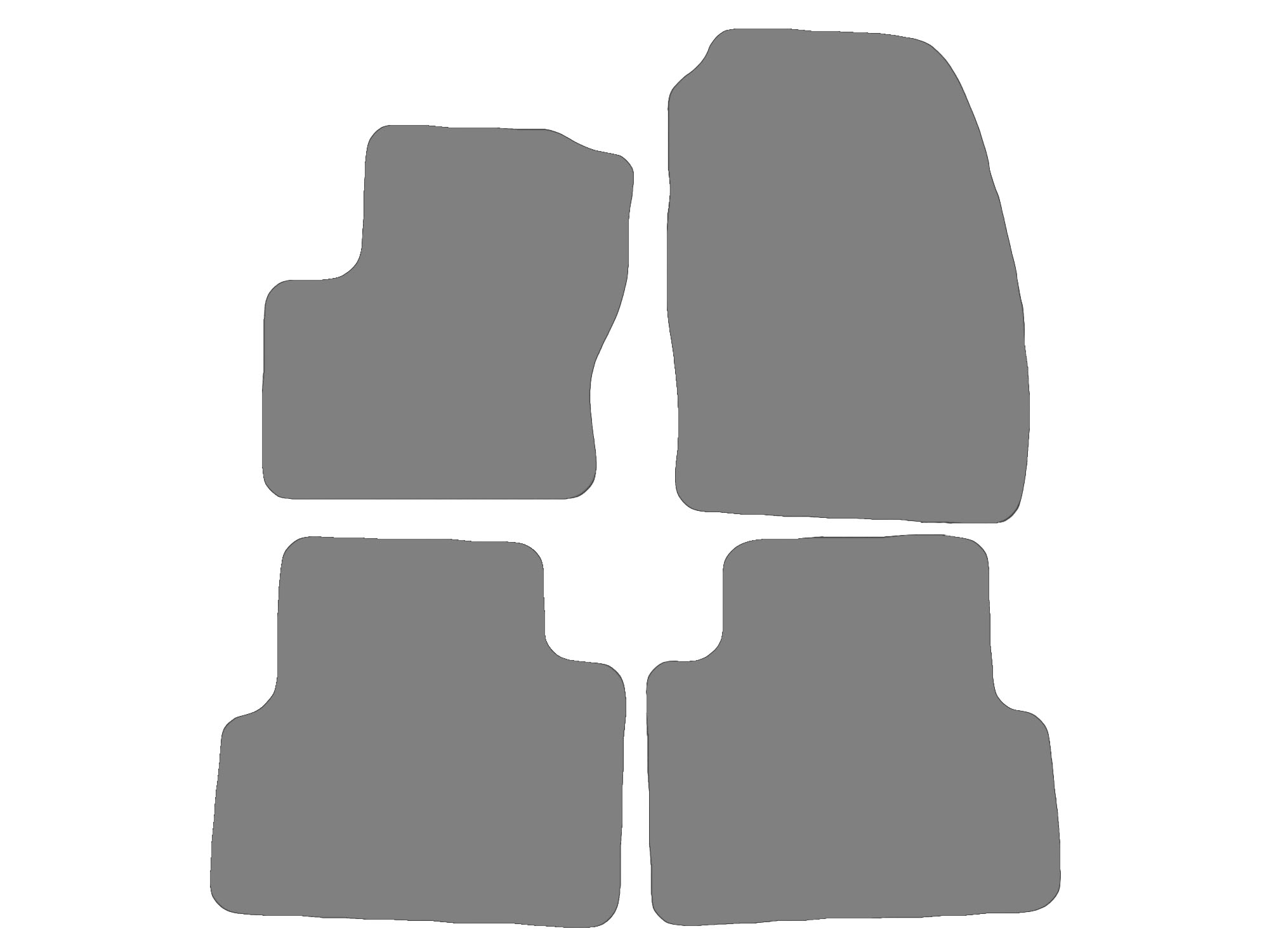 Jeu de tapis compatible avec Ford C-Max II, type DXA  (année de construction 2010-2019)