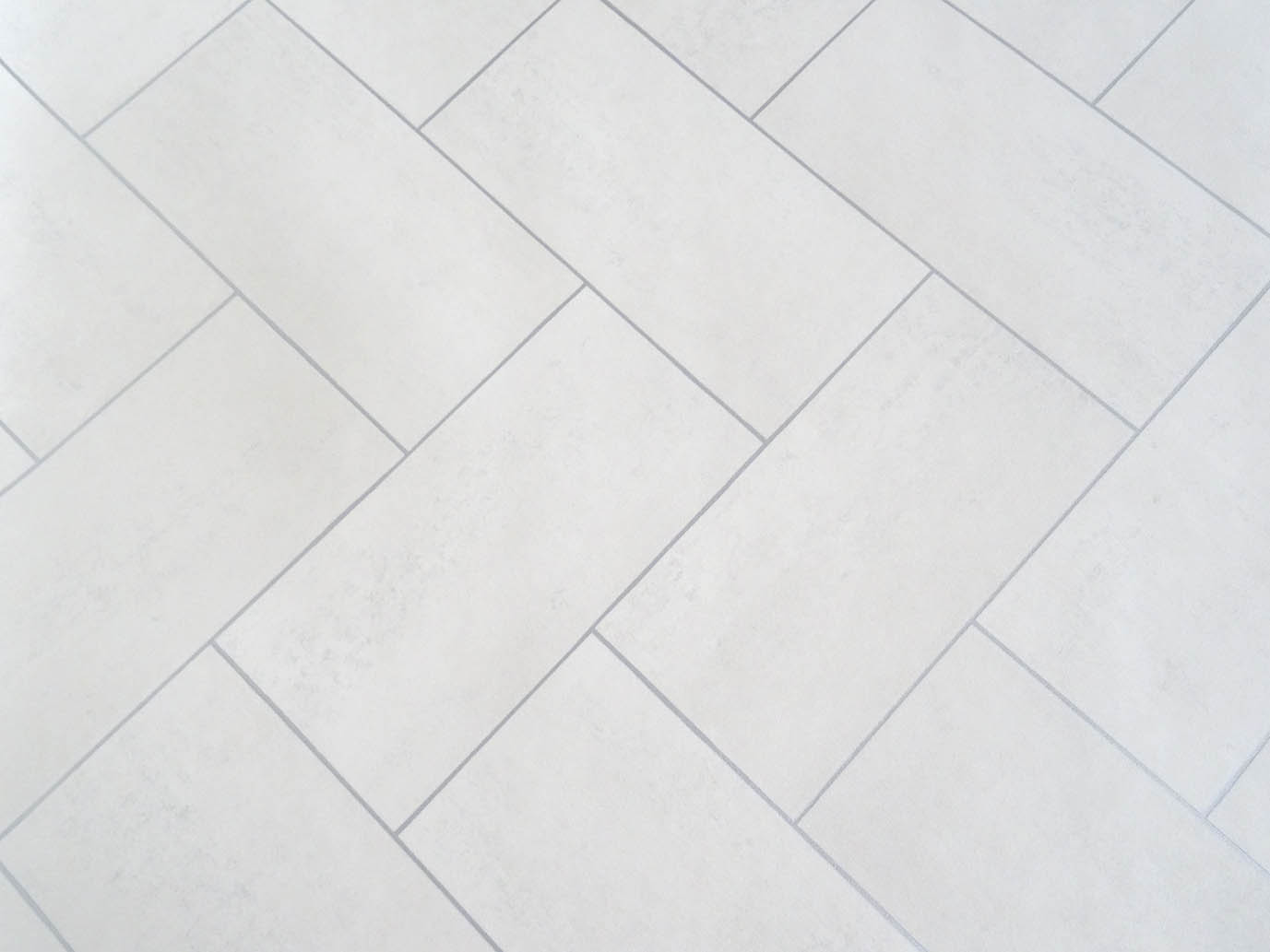 weißer PVC in rautenförmiger Fliesen-Optik 3