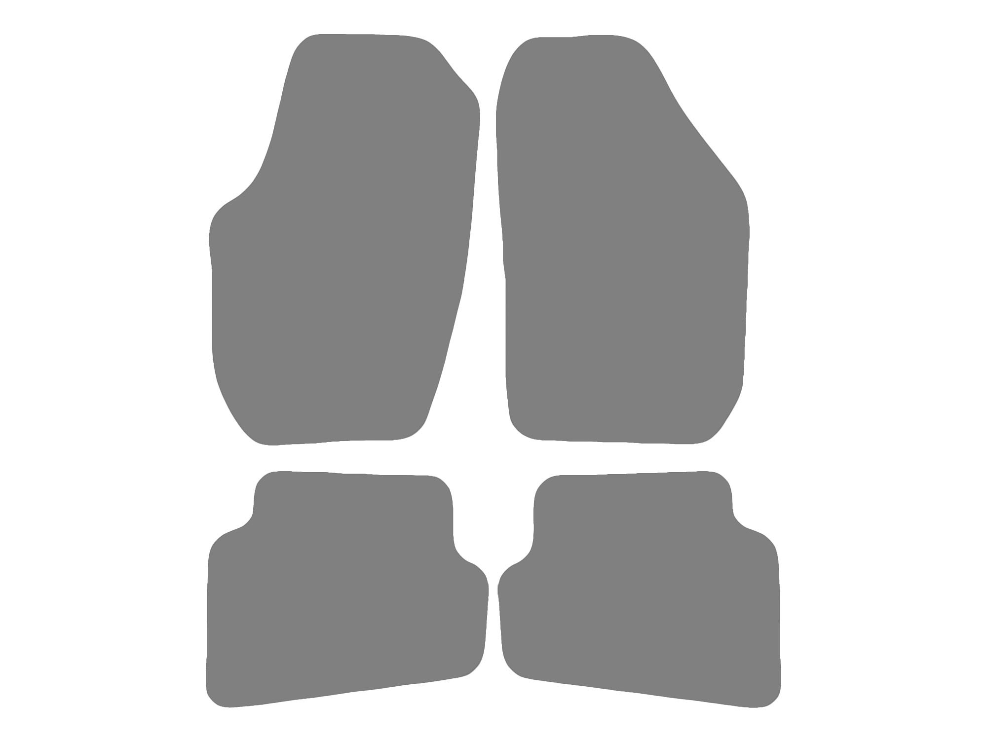 Floor mat set for Skoda Fabia II, type 542, 545 (year of construction 2006-2014) Floor mat set for Skoda Fabia II, type 542, 545 (year of construction 2006-2014)