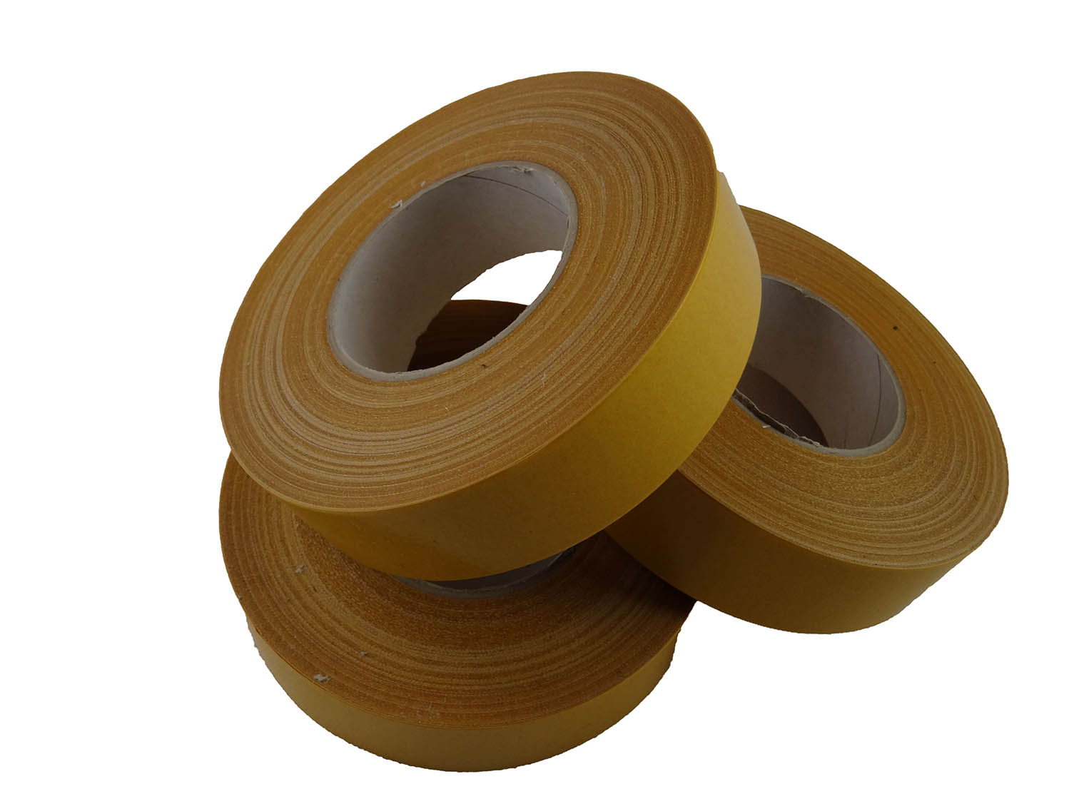 Trade fair fabric tape for easy fixing of trade fair flooring