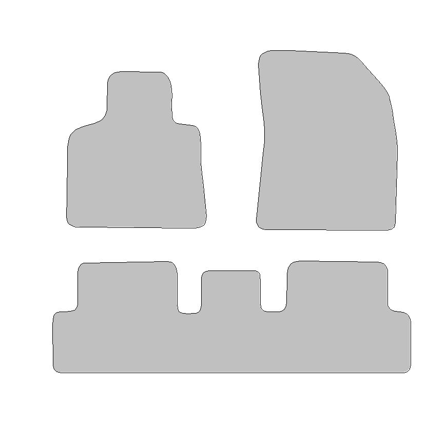 Fußmatten-Set für Citroen C4 Grand Picasso II (Baujahr ab 2013)