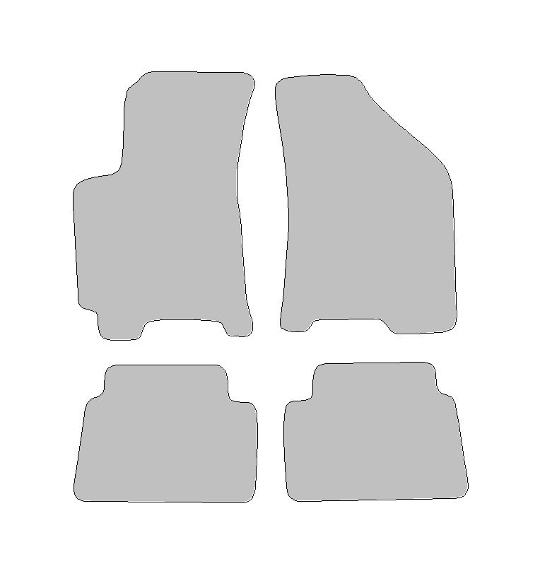 Fußmatten-Set für Chevrolet Nubira (Baujahr 2005 - 2016)