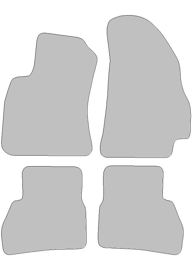 Fußmatten-Set für Fiat Doblo, Typ 263  (Baujahr 2009-2024)
