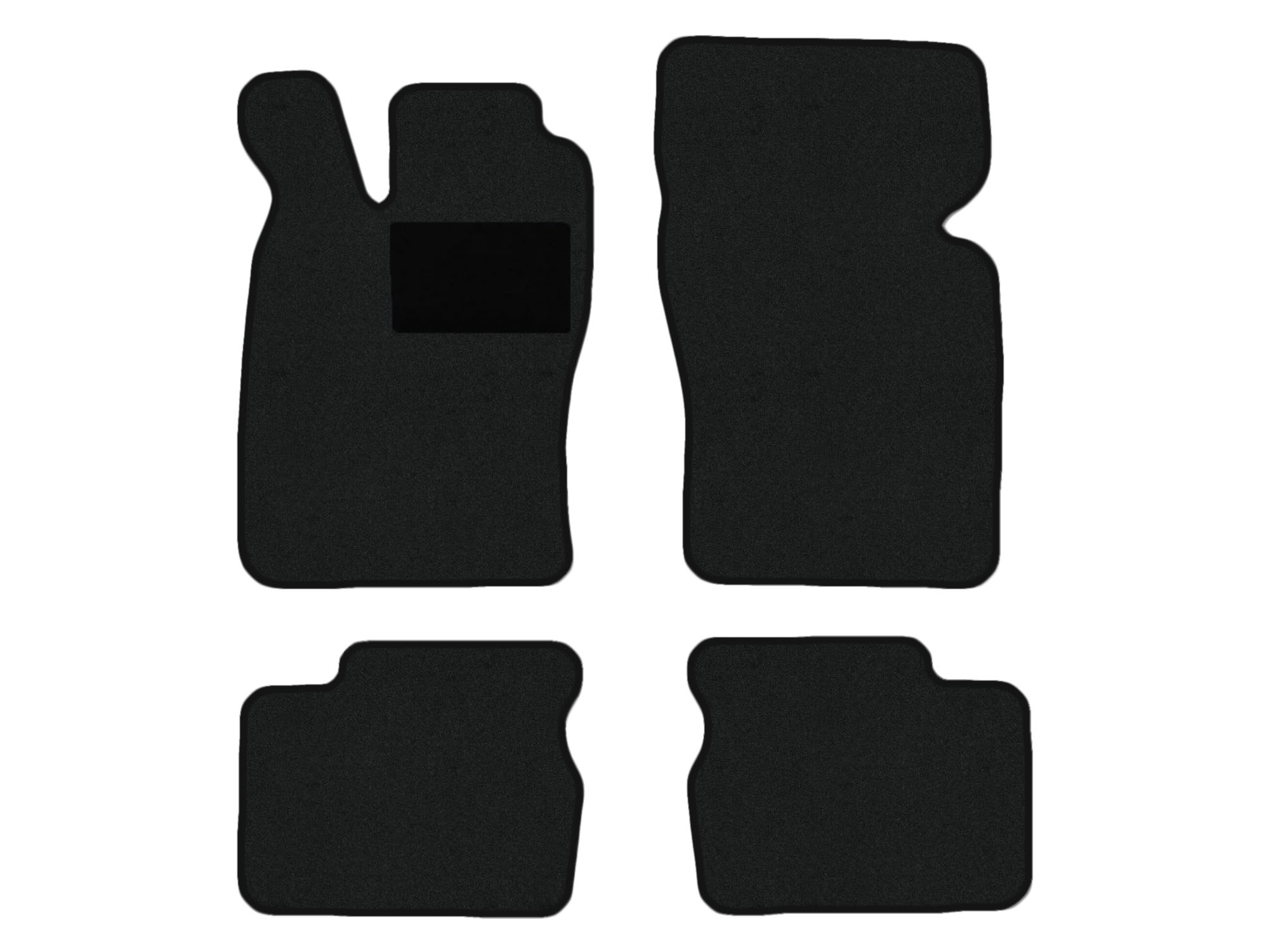 Tapis de voiture compatible avec Opel Vectra A Type 86-89 kurzer Radstand (construction 1988 - 1995)