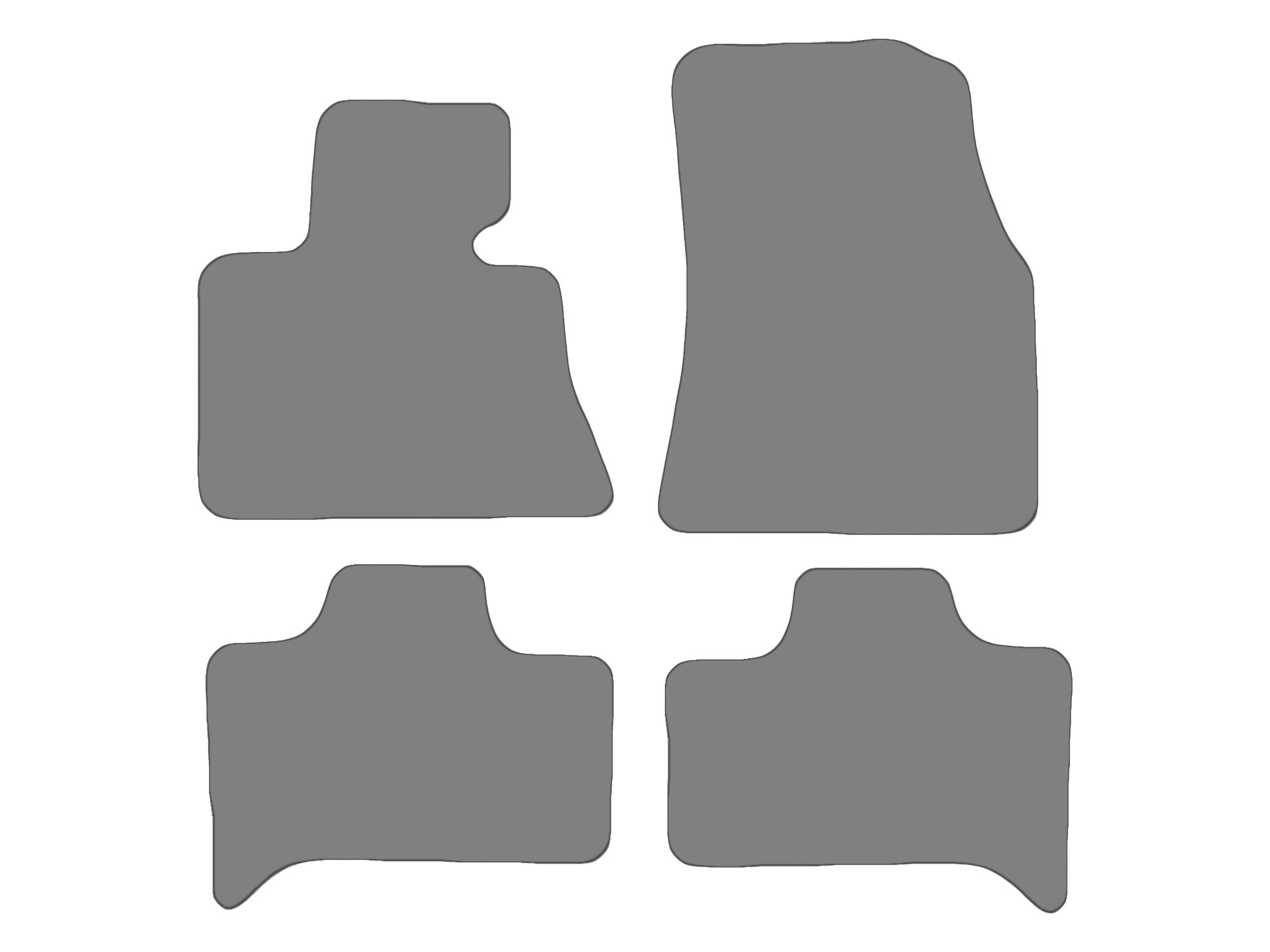 Floor mat set for BMW X5, type E53  (year of construction 2000-2006)