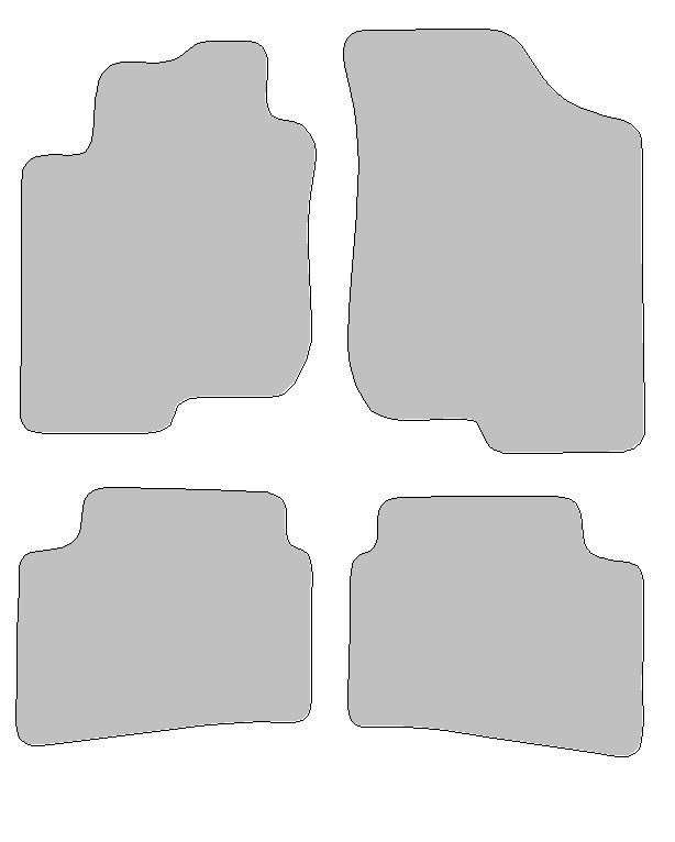 Fußmatten-Set für Kia Ceed I Typ ED (Baujahr 2006 - 2012)