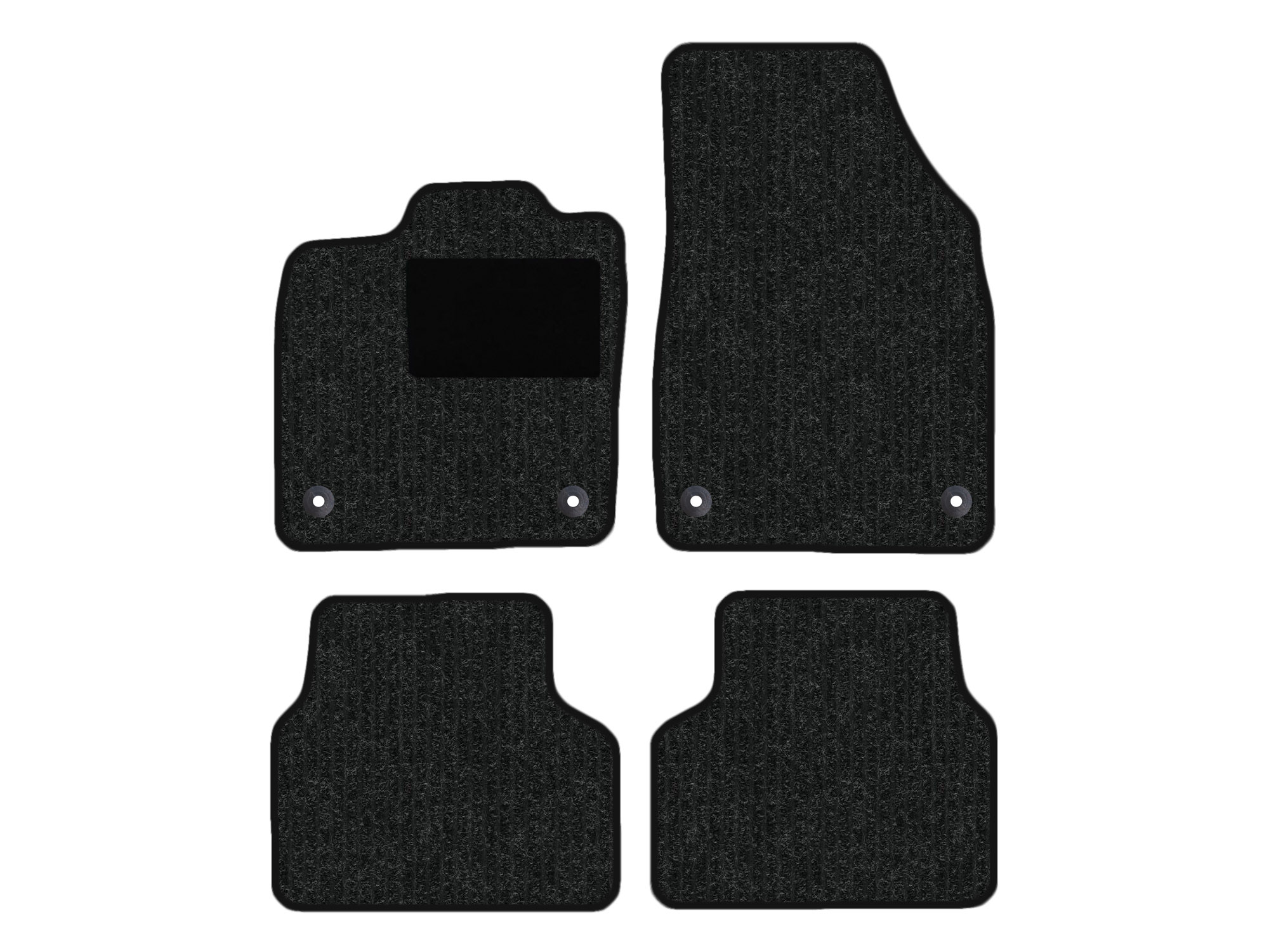 Remnant stock: car mats suitable for VW ID.5 E39, Robust anthrazit, warp colour black