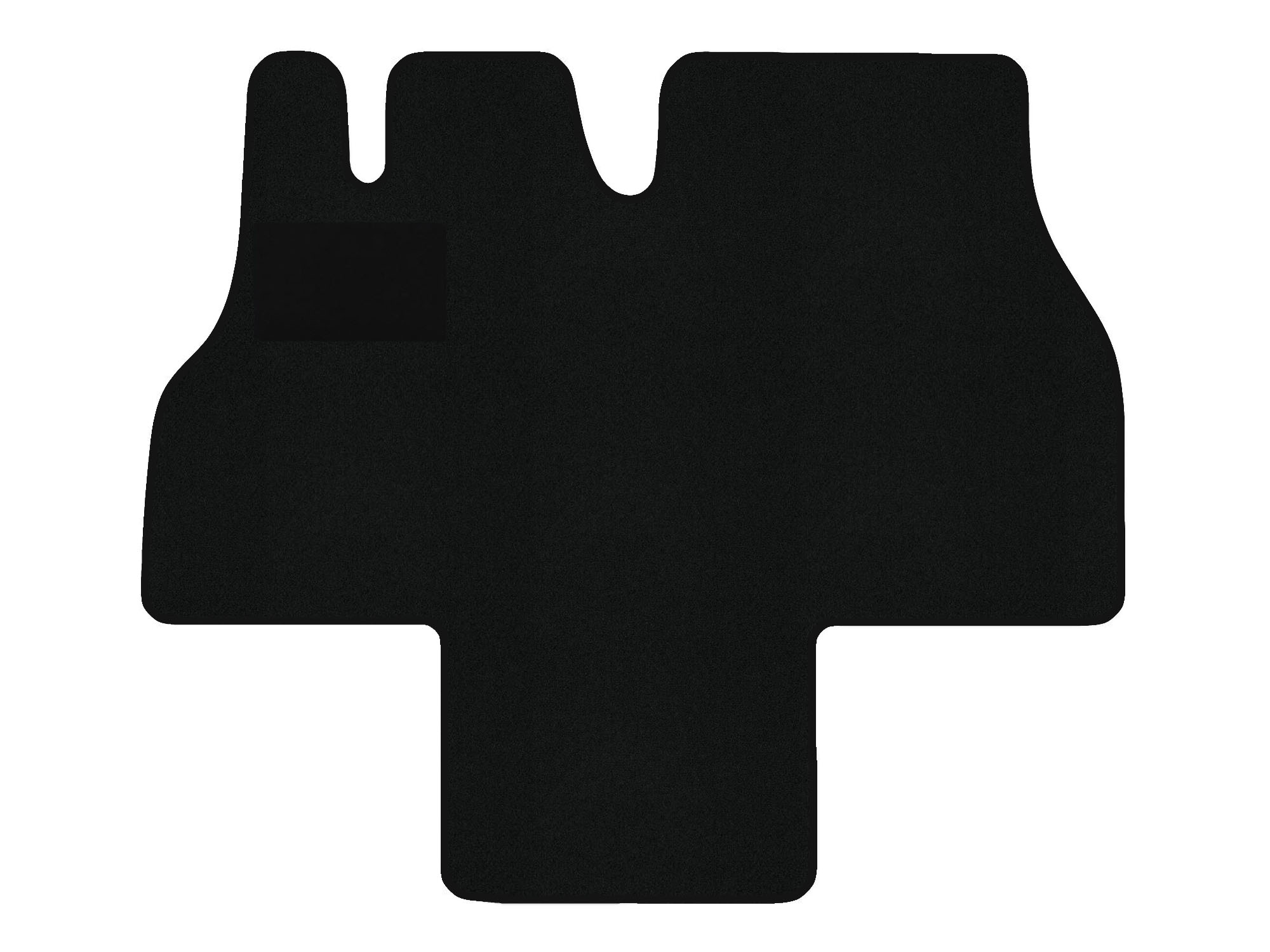 Remnant stock: car mats suitable for Fiat Ducato 230, Classic schwarz, warp colour brown