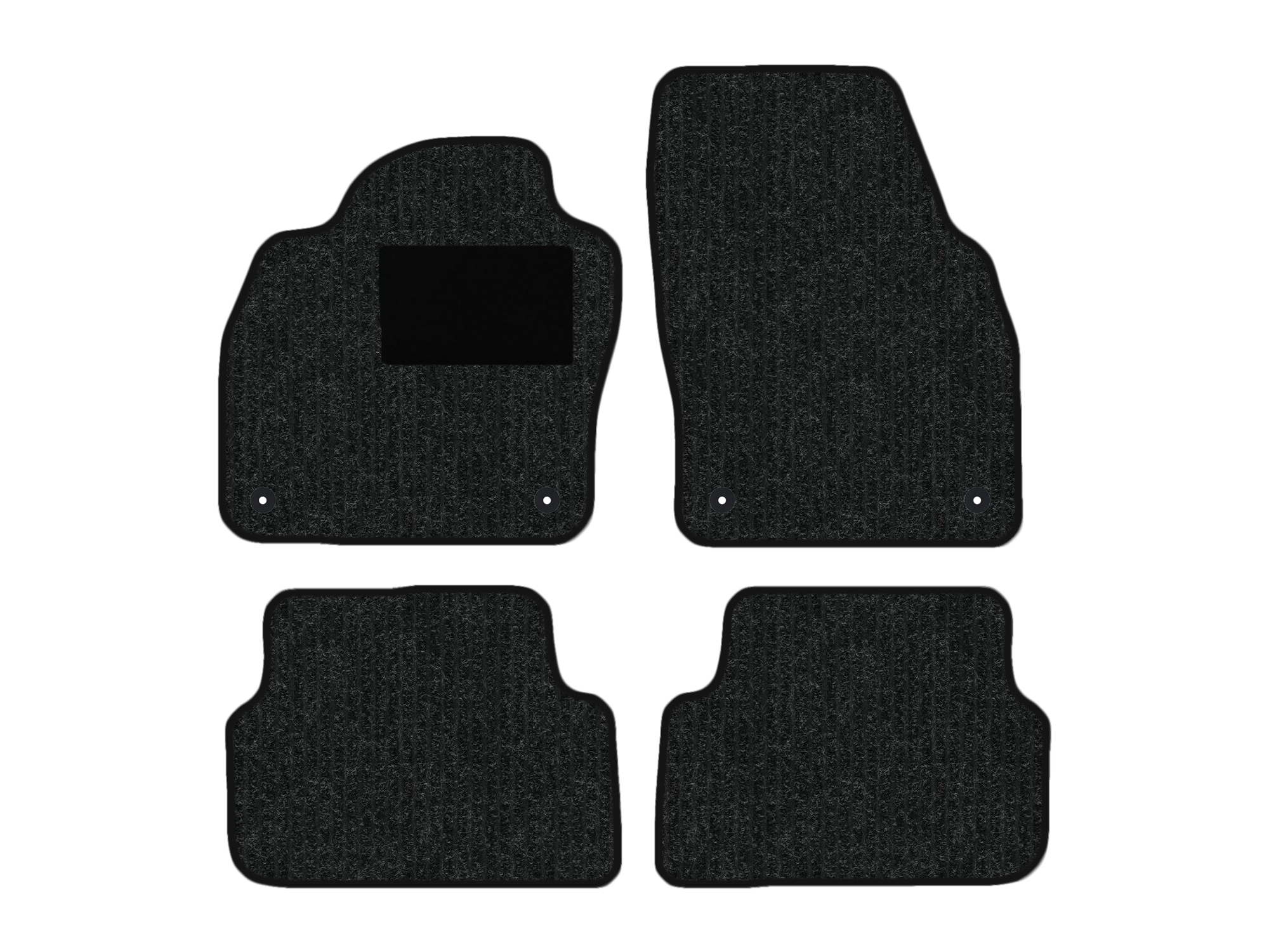 Remnant stock: car mats suitable for VW Taigo CS1, Robust anthrazit, warp colour brown