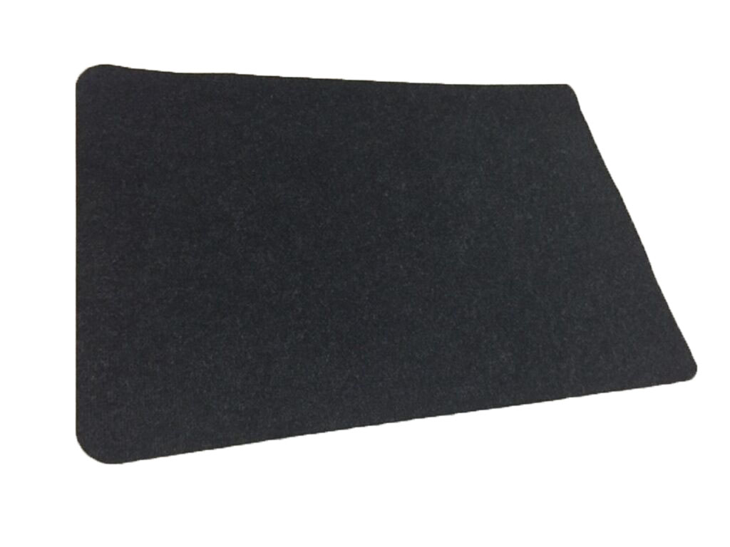 schwarze Anti-Rutsch-Matte mit Gummirückseite