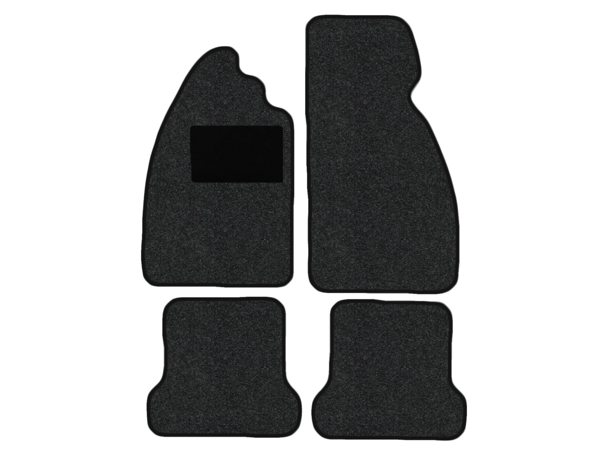 Remnant stock: car mats suitable for VW Käfer 15, Hit anthrazit, warp colour Spezial