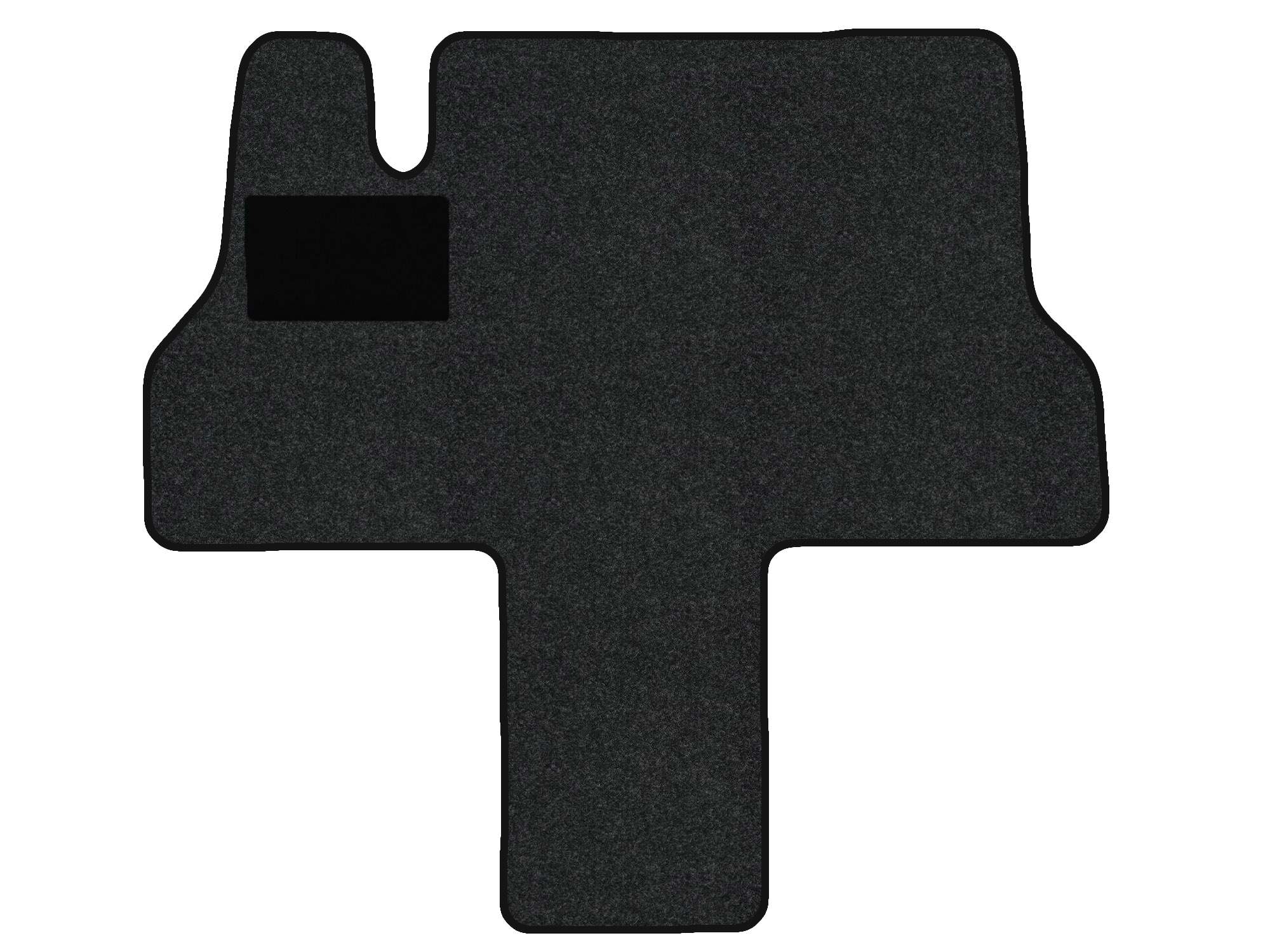 Remnant stock: car mats suitable for Fiat Ducato 280, 290, Hit anthrazit, warp colour grey