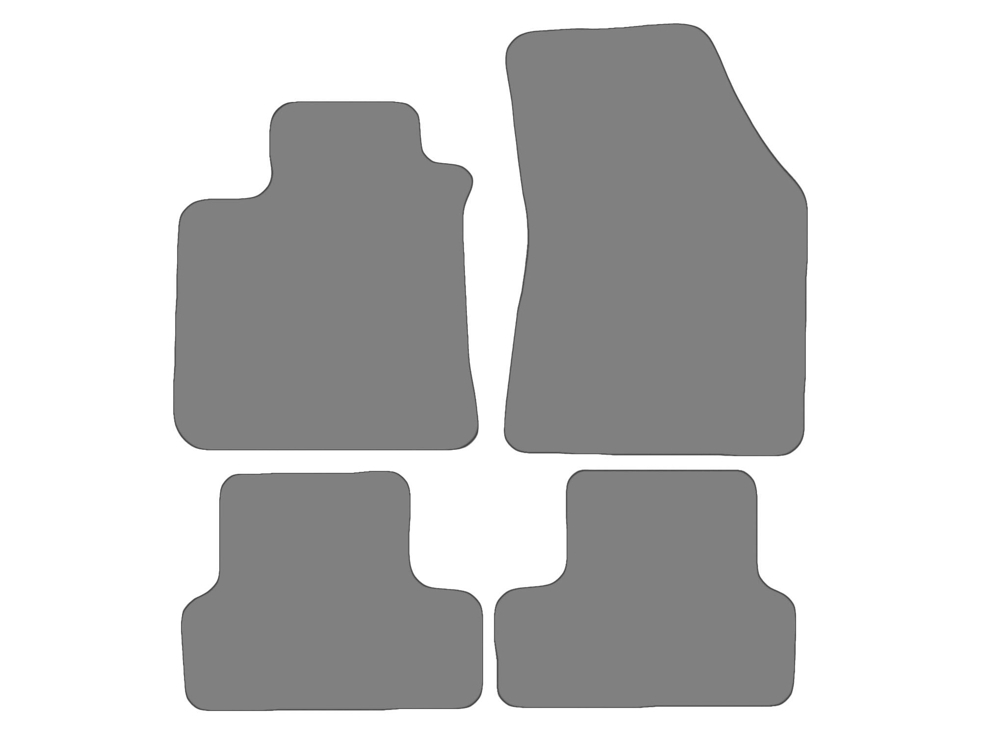 Floor mat set for Renault Megane IV, type B9A, K9A  (year of construction 2015-2025) Floor mat set for Renault Megane IV, type B9A, K9A  (year of construction 2015-2025)