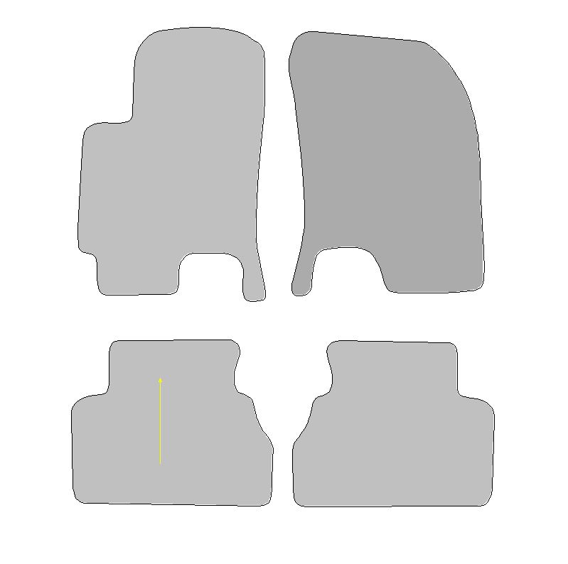 Fußmatten-Set für Chevrolet Evanda, Typ  (Baujahr 2005-2011)