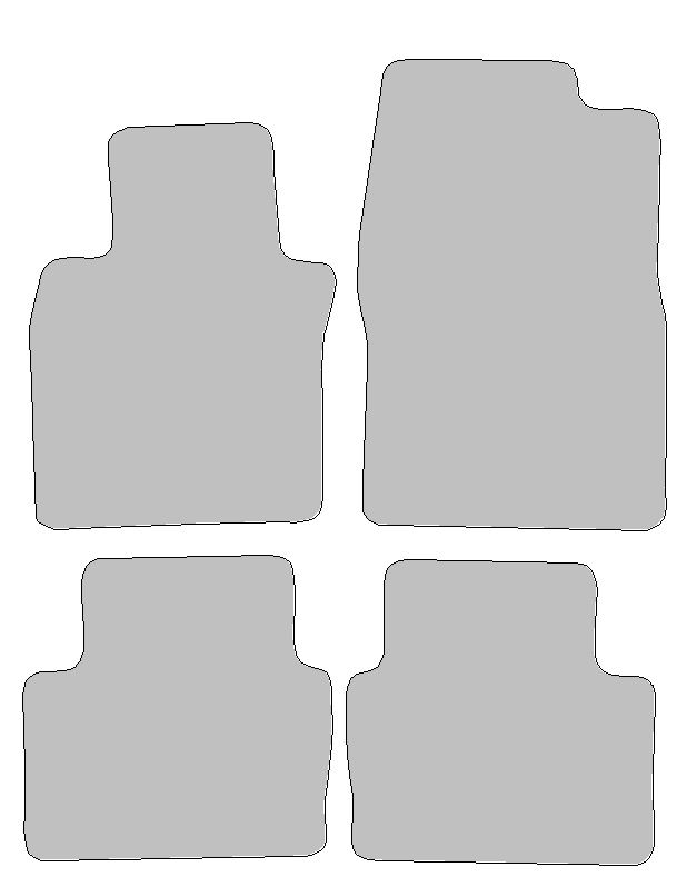 Fußmatten-Set für Mazda CX-30, Typ DM (Baujahr 2019-2023)