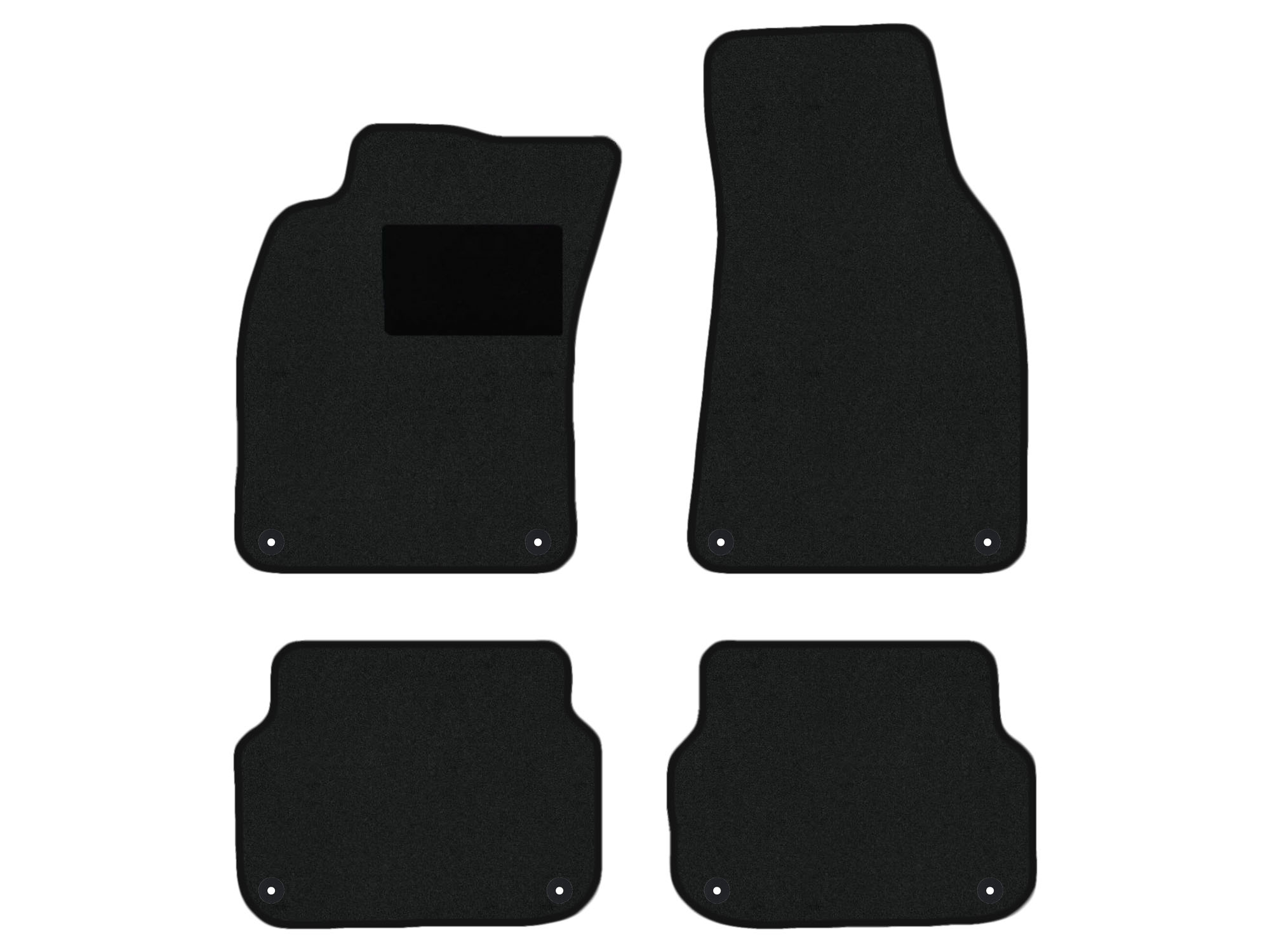 Tapis de voiture compatible avec Audi A6 Type 4F, C6 (construction 2004 - 2011)