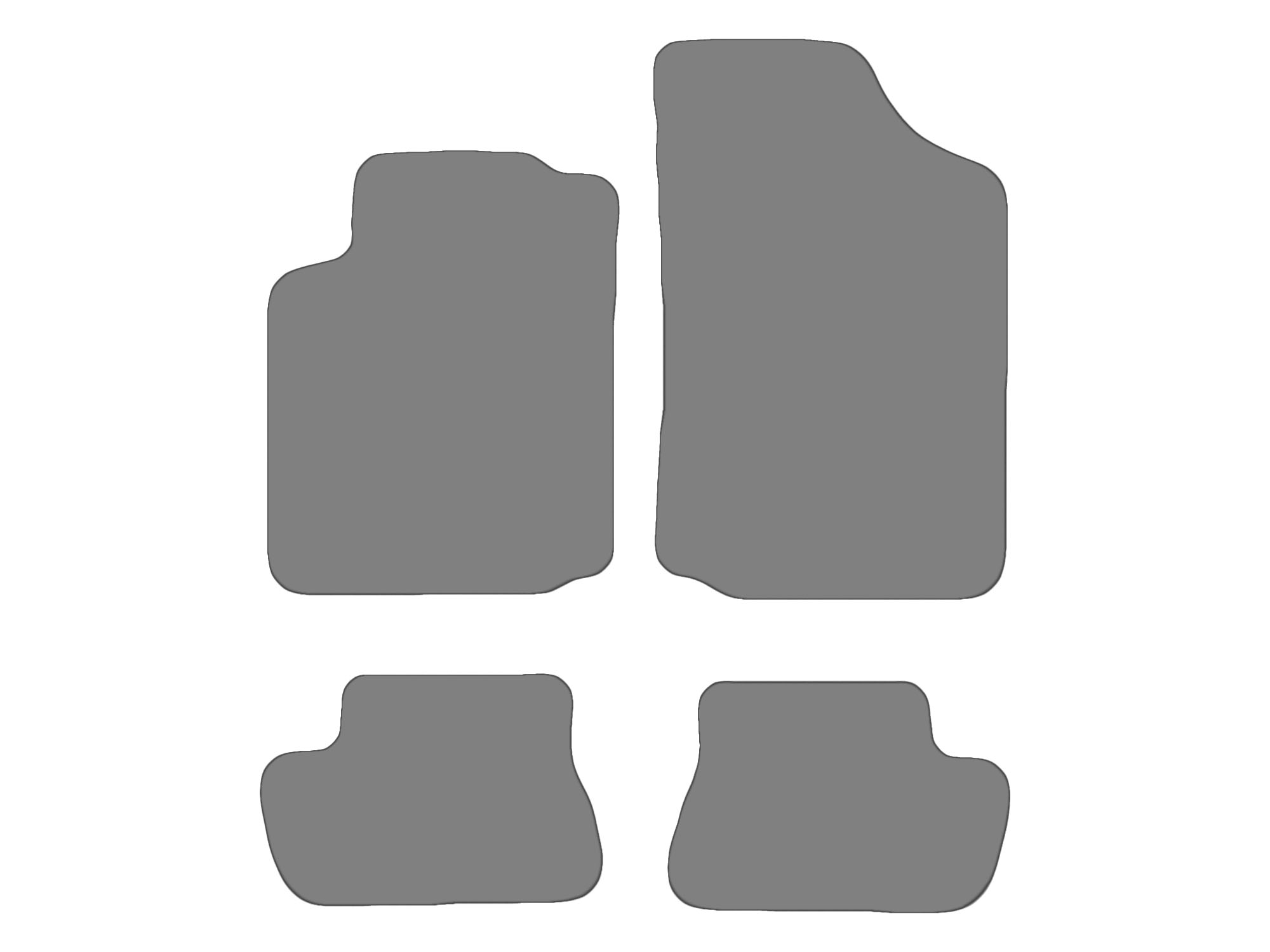 Tapis de voiture compatible avec Citroen C2 Type JM, JG (construction 2003 - 2009)