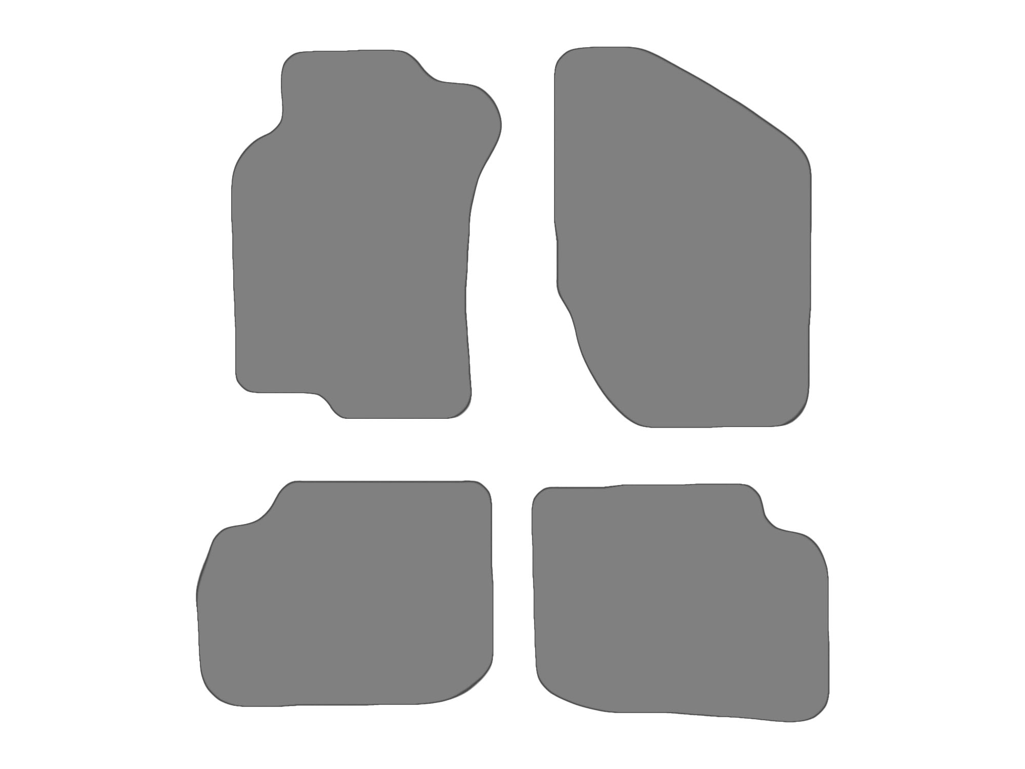Floor mat set for Mitsubishi Colt IV, type CAA (year of construction 1992-1996) Floor mat set for Mitsubishi Colt IV, type CAA (year of construction 1992-1996)